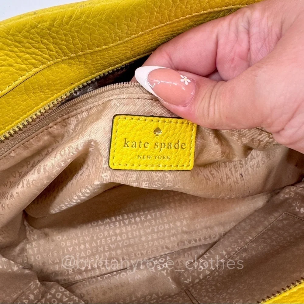 KATE SPADE Demarco Houston Street Tote in Limoncello 🍋